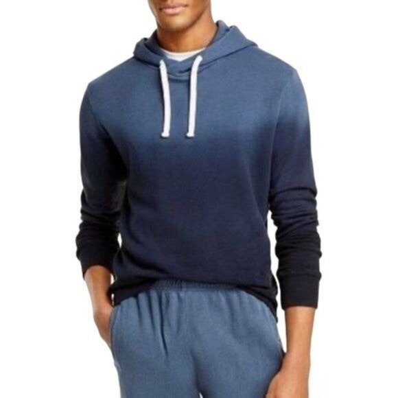 Monrow Mens Ombré Pullover Hoodie New - Picture 2 of 7